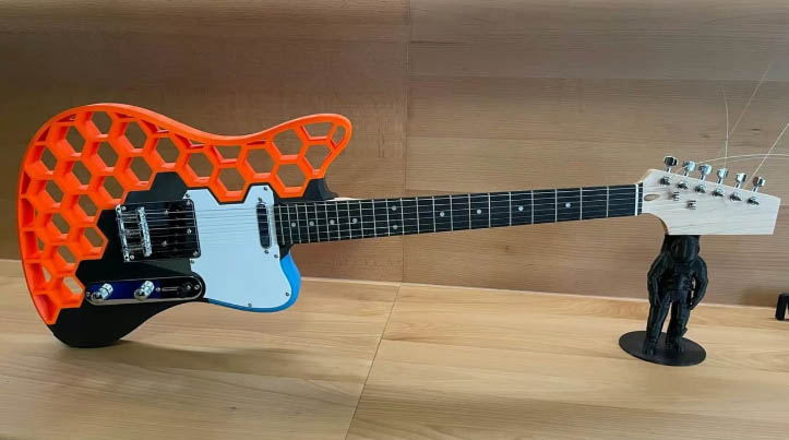 پرینت سه بعدی گیتار