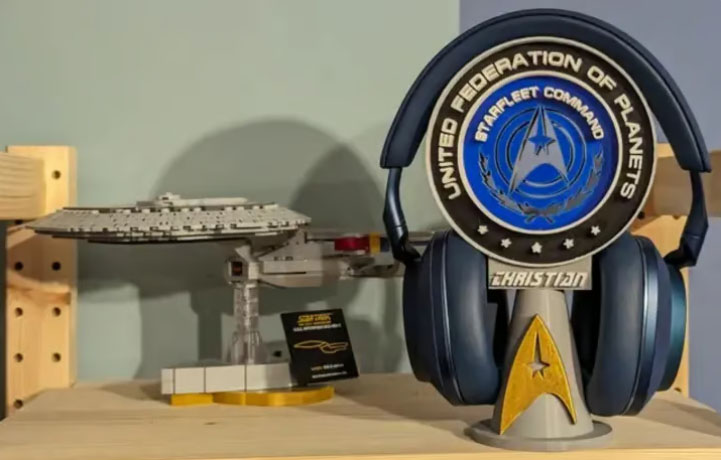 پرینت سه بعدی پایه هدفون