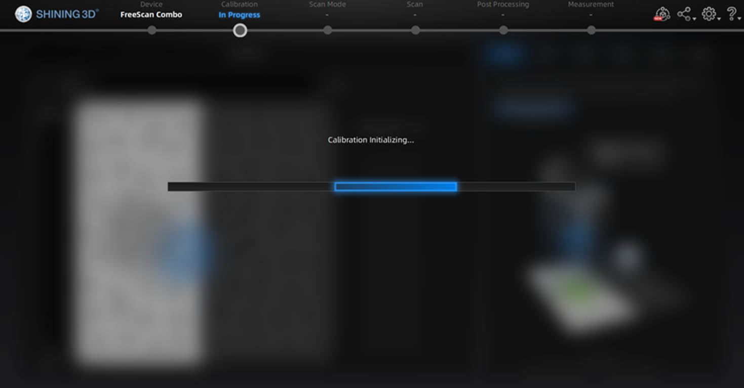 مراحل کالیبراسیون اسکنر FreeScan Combo