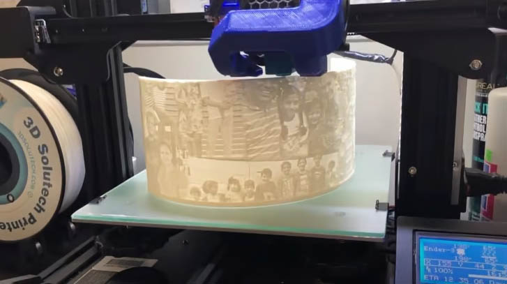 پرینت سه&zwnj;بعدی لیتوفان با فناوری FDM