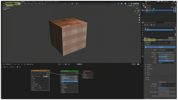 ایجاد بافت تصویری در بلندر