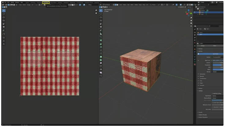 باز کردن مدل (Unwrapping)