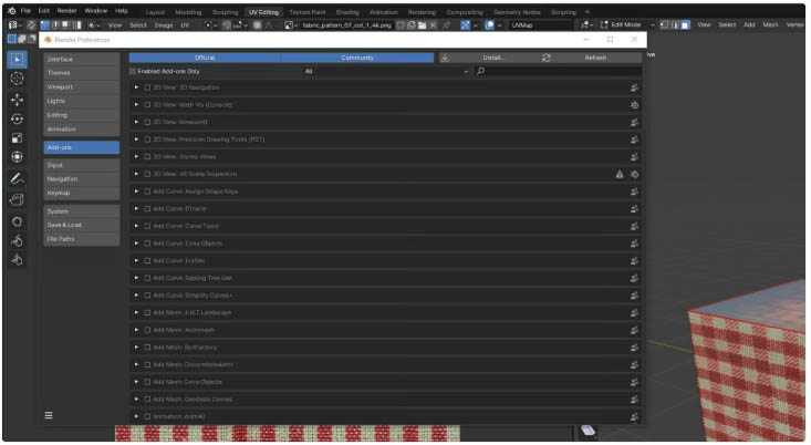 استفاده از یک افزونه
