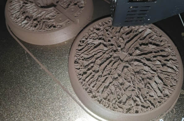 چسبندگی به بستر و کاهش Infill