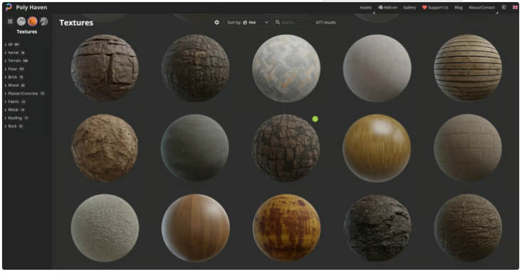 وارد کردن بافت های تصویری