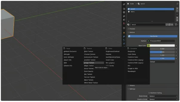 ایجاد بافت از طریق خصوصیات ماده