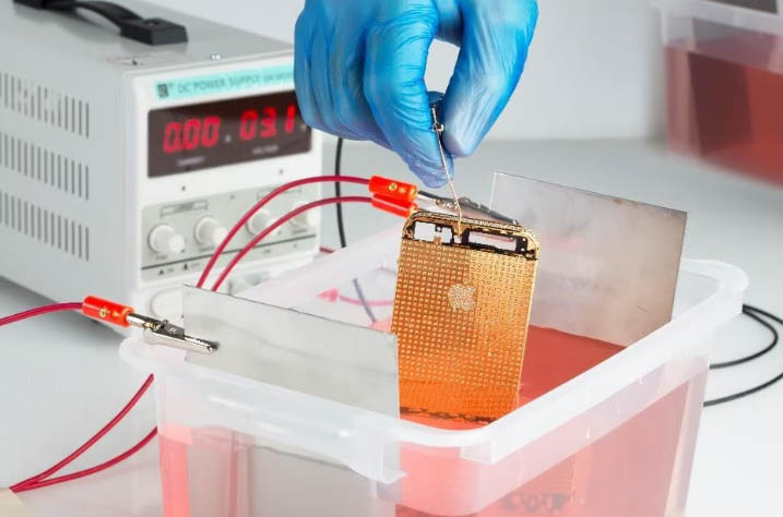 فرآیند آبکاری الکترولیتی