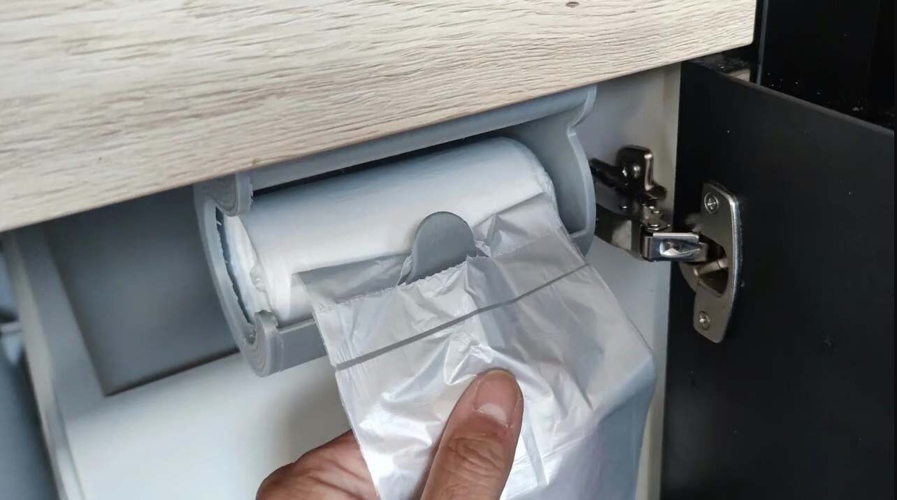 نگهدارنده رول کیسه زباله