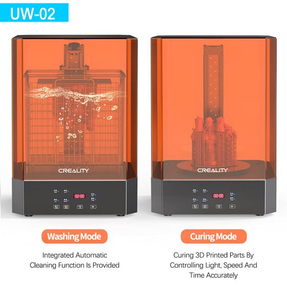 دستگاه شستشو و خشک کن رزین کریلیتی Creality E-UW02
