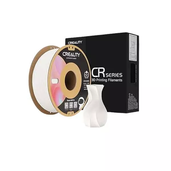 فیلامنت CR-PLA رنگ سفید برند کریلیتی Creality CR-PLA White Filaments