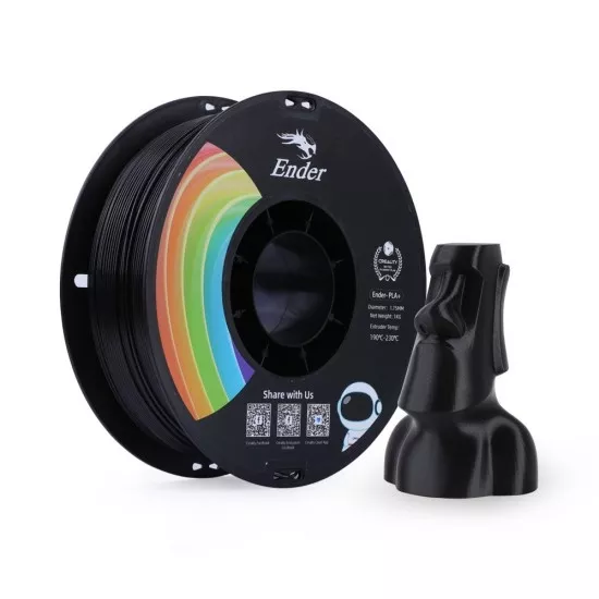 فیلامنت+ Ender-PLA مشکی کریلیتی Creality Ender-PLA+ Black Filament