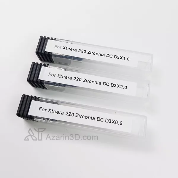 ست سه عددی مته زیرکونیا میلینگ Xtcera مدل 220 D3X