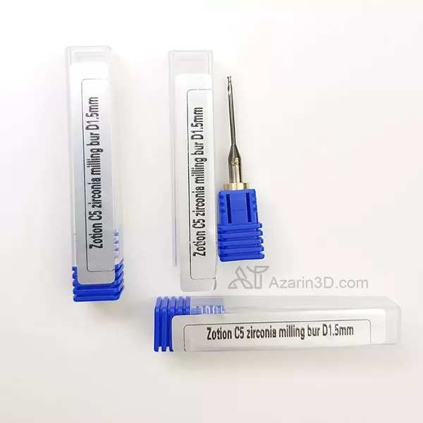 مته زیرکونیا میلینگ zotion مدل C5 1.5mm