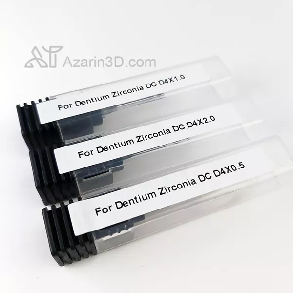 ست سه عددی مته زیرکونیا میلینگ  Dentium مدل DC