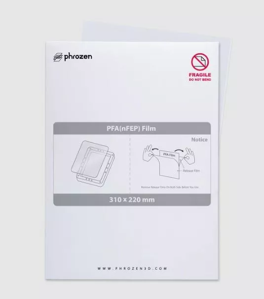 فیلم PFA (NFEP) فروزن سایز 310x220mm