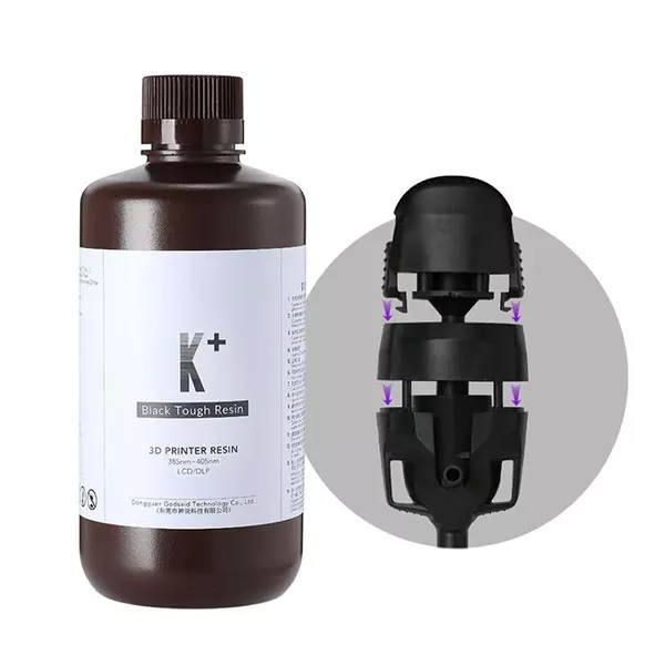 رزین سخت مشکی رزیون Resion K+ Black Tough ABS-Like Resin