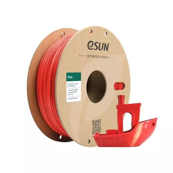 فیلامنت PLA+ eSUN قرمز 1.75 میلی متر فیلامنت PLA+ eSUN قرمز 1.75 میلی متر
