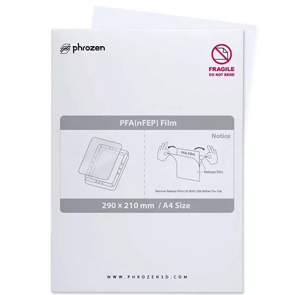 فیلم PFA (NFEP) فروزن مناسب سایز Phrozen PFA (nFEP) Film | 290X210MM