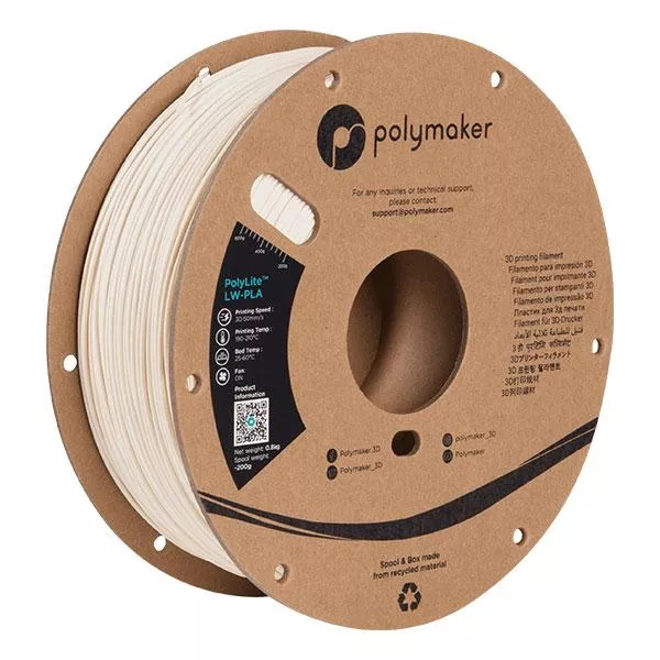 فیلامنت PolyLite LW-PLA برند polymaker