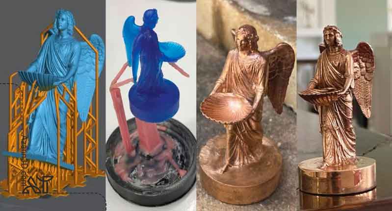 نمونه‌های برجسته از چاپ سه‌بعدی برنز