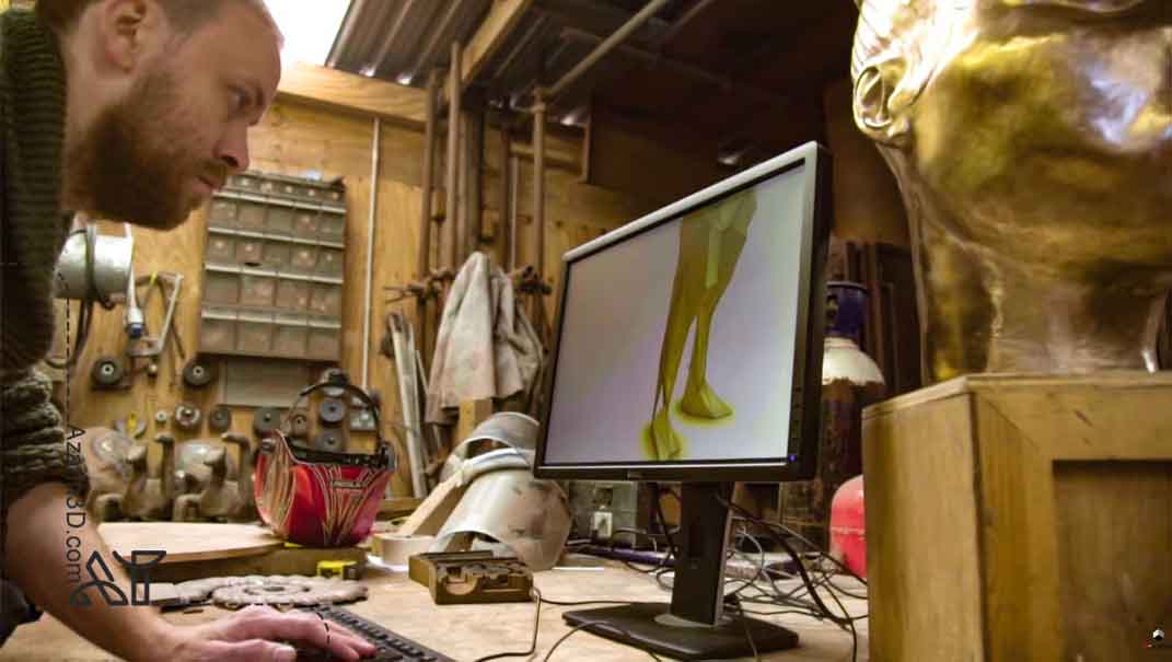 چاپ سه‌بعدی نسخه‌های برنزی