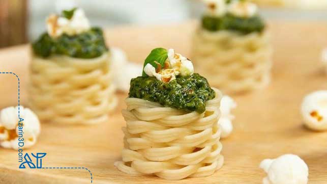 چاپگر سه بعدی غذا در رستوران‌های ستاره‌دار