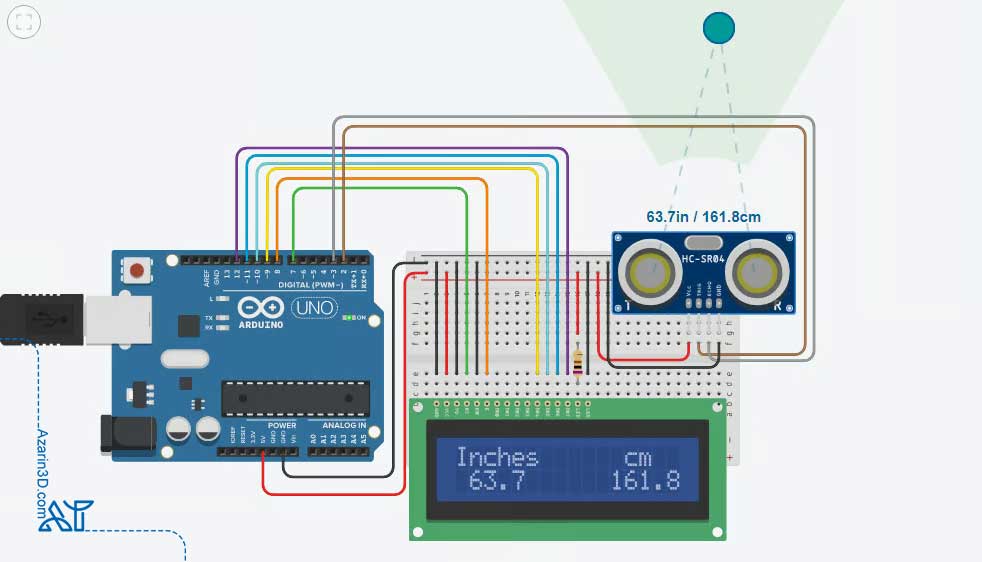 Tinkercad Circuits طراحی و شبیه‌سازی مدار Arduino در مرورگر