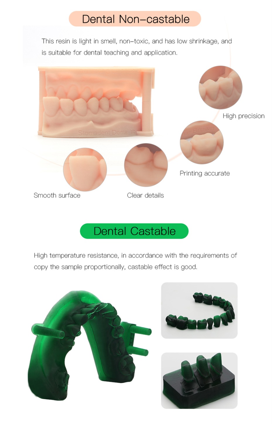 انواع رزین دندانسازی
