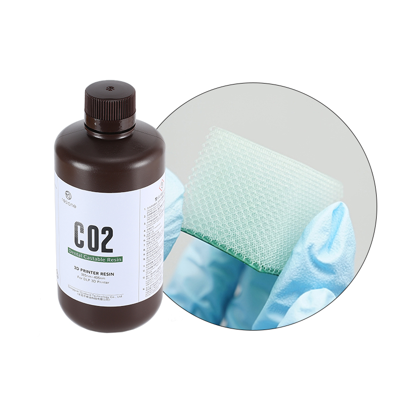 C02 DLP dental resin