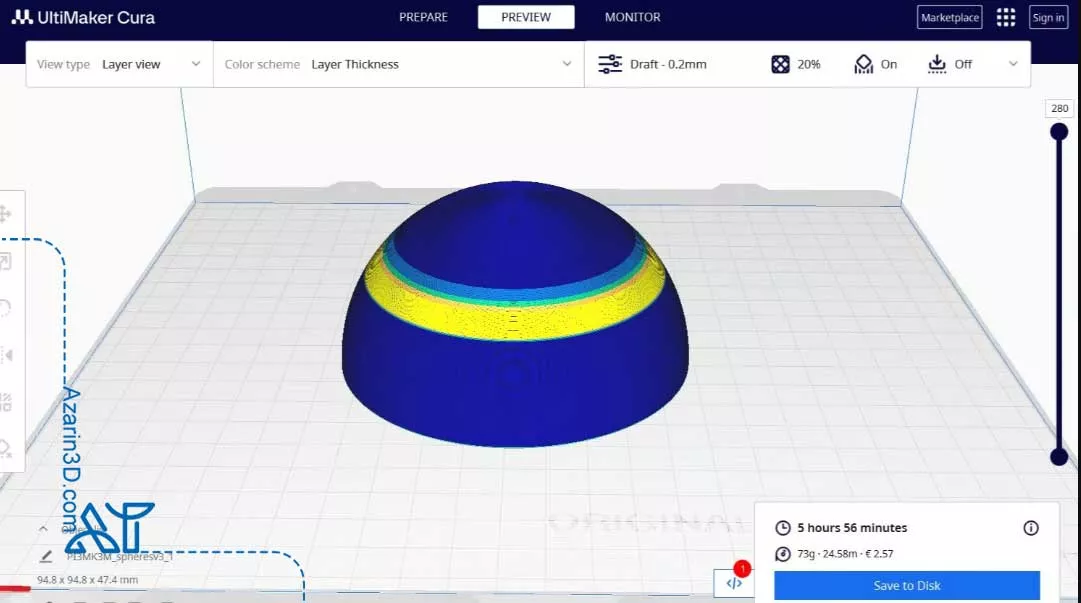 هرآنچه باید درباره Adaptive Layers در نرم‌افزار Cura بدانید