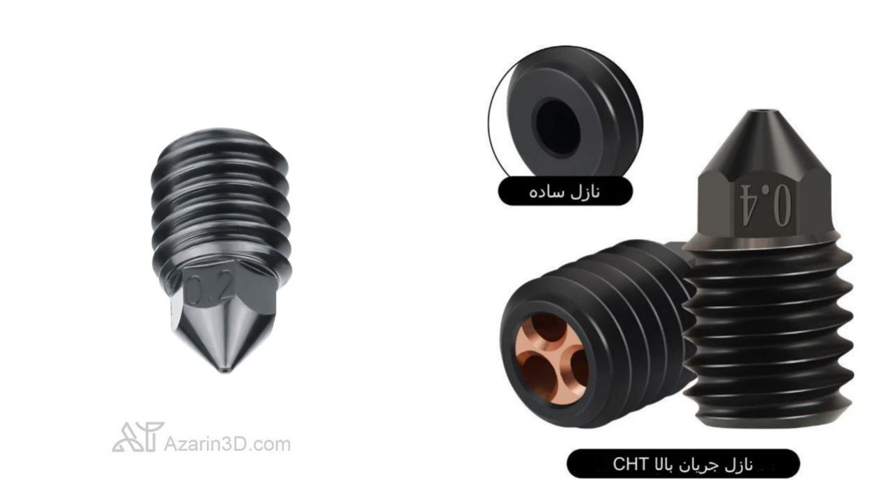 نازل استیل سخت شده جریان بالا 0.2 میلی متر | BONDTECH CHT BAMBU LAB