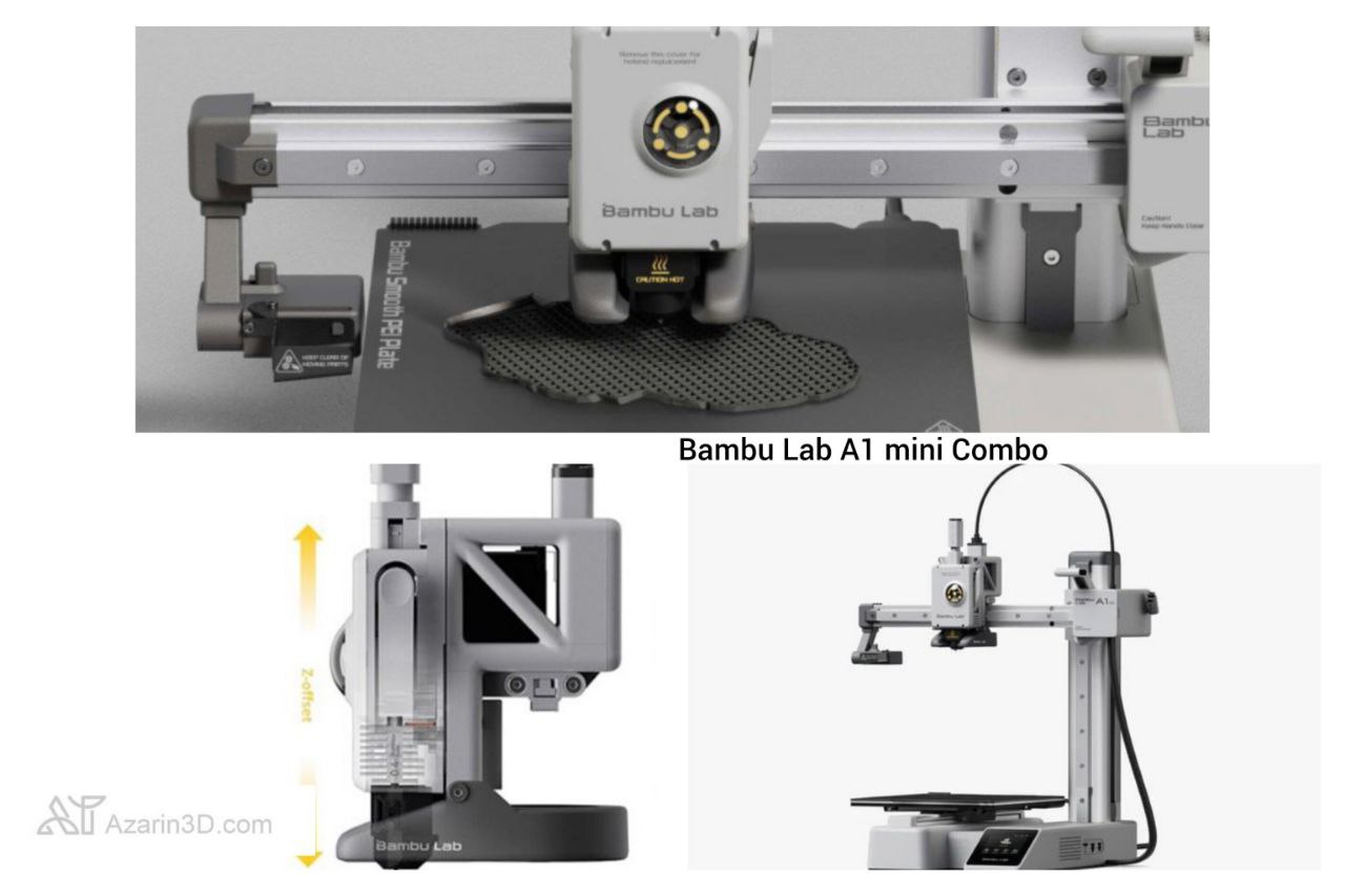 پرینتر سه بعدی فیلامنتی بامبولب  A1 mini combo