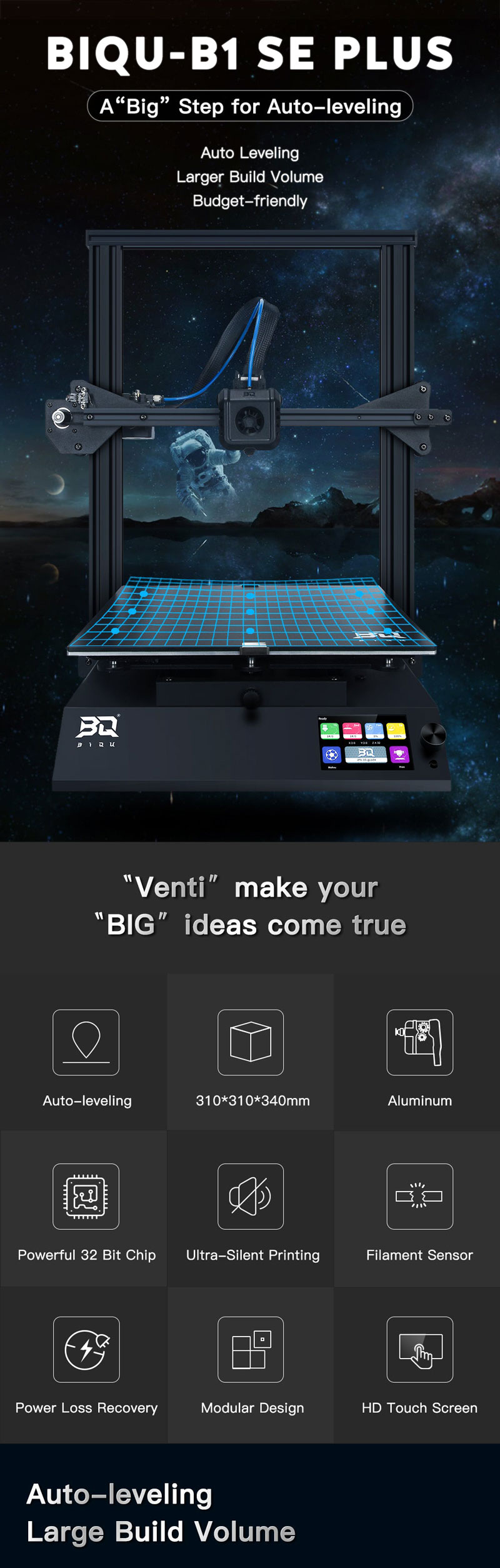BIQU Bq SE PLUS fdm 3d printer
