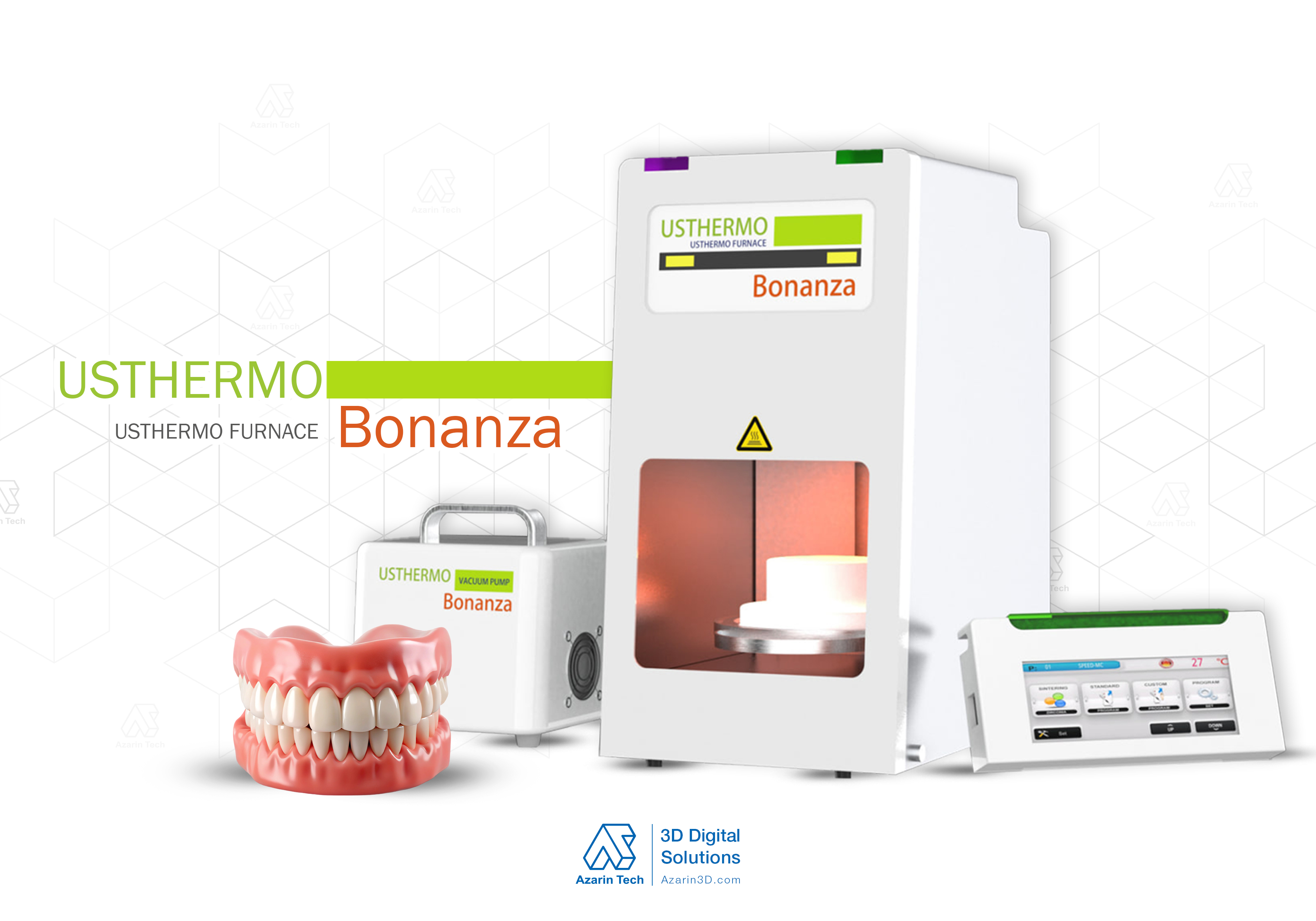 کوره وکیوم پرسلن AZARIN Bonanza 1200 | Vacuum Porcelain Furnace کوره وکیوم پرسلن AZARIN Bonanza 1200 | Vacuum Porcelain Furnace