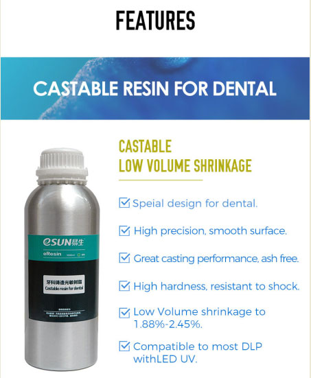 castable Dental resin 